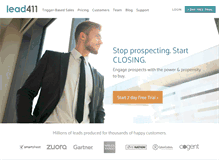 Tablet Screenshot of lead411.com